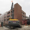 High Reach Demolition of Parking Garage