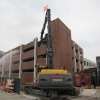 High Reach Demolition of Parking Garage