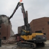 High Reach Demolition of Parking Garage