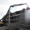 High Reach Demolition of Parking Garage