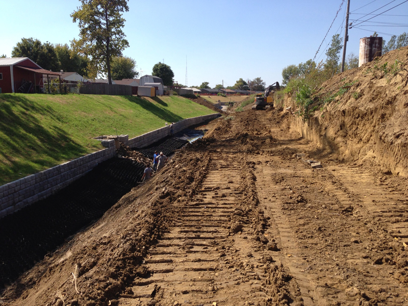 Persimmon Ditch Bank Stabilization
