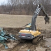 Steel Shearing at Bridge Demolition with Universal Processor