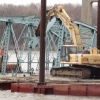 Removing Bridge Span from River