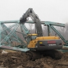 Steel Shearing at Bridge Demolition with Universal Processor